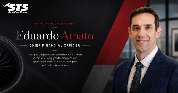 STS Aviation Group Names Eduardo Amato Chief Financial Officer
