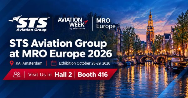 STS Aviation Group Heads to Amsterdam for MRO Europe 2026